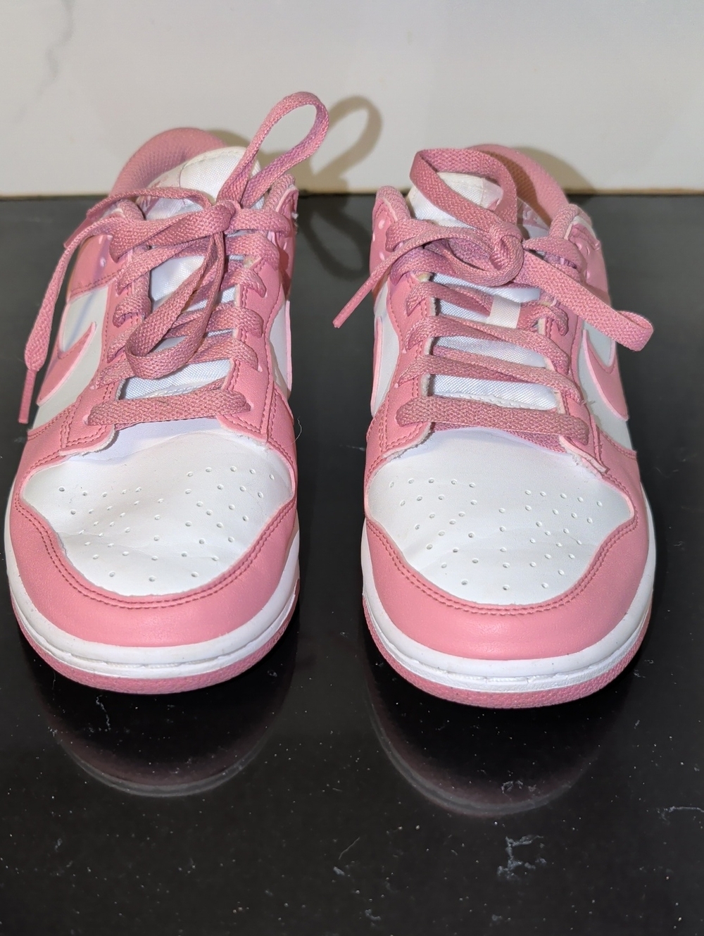 Nike Dunk Low 'Real Pink' Sneakers Wmn's Size 8.5 Like New MSRP $140 - Picture 3 of 9
